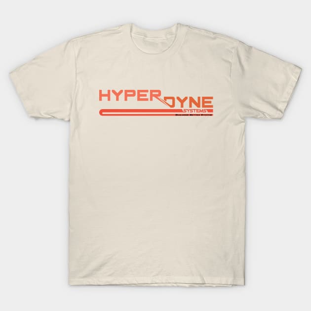 Hyperdyne Systems - Orange T-Shirt by DCLawrenceUK